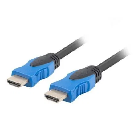 Lanberg Cable HDMI v2.0 1,8m Negro 4K UHD, Conectores Chapados en Oro